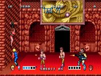 une photo d'Ã©cran de Double Dragon sur Sega Megadrive